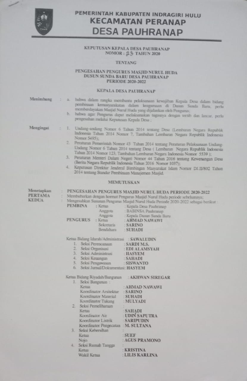 NURUL HUDA SUNDA BARU