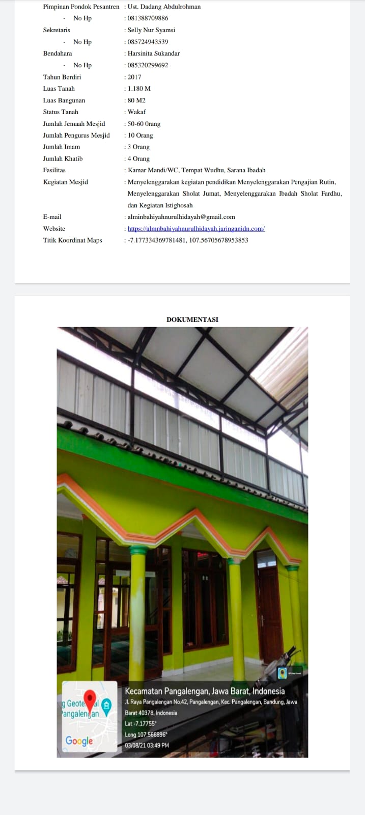 AL-MINBAHIYAH NURUL HIDAYAH